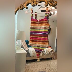 aztec printed colorful bodysuit!!